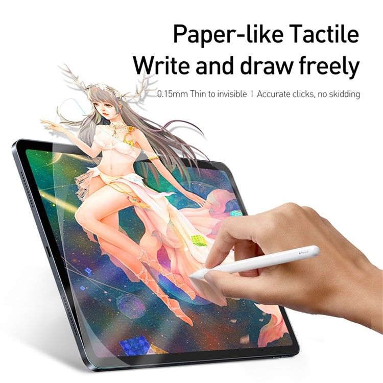 BASEUS 0.15mm Full Cover Paper-like Clear Screen Film for iPad 9.7 (2018) / 9.7 (2017)-6