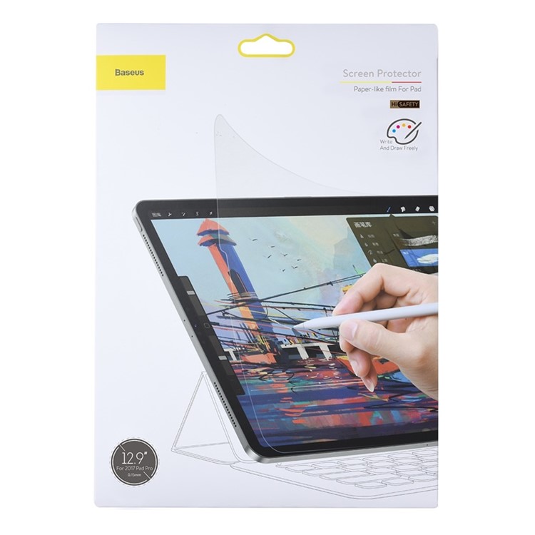 BASEUS 0.15mm Full Cover Papierähnliche Klarsichtfolie Für Ipad Pro 12.9 (2017)-4