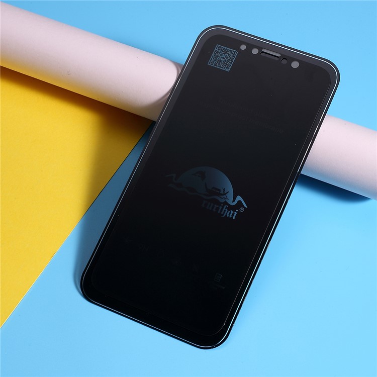 RURIHAI Matte Anti-peep Full Size Tempered Glass Screen Flim for iPhone X-2