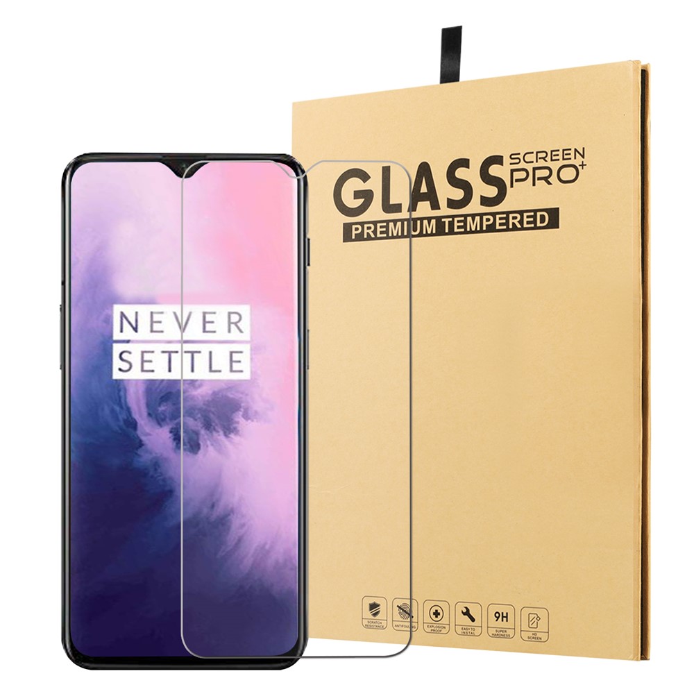 0.25mm Arc Edge 9H Tempered Glass Protector Anti-explosion for OnePlus 7-1