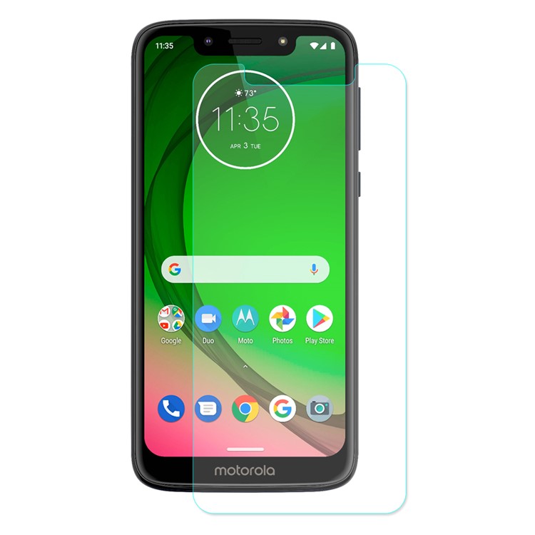 ENKAY 9H 0.26mm 2.5D Curved Edge Tempered Glass Screen Protector for Motorola Moto G7 Play-2