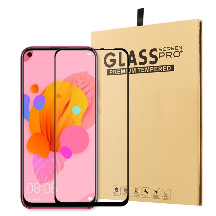 0.25mm Arc Edge Anti-explosion 9H Tempered Glass Shield for Huawei P20 lite (2019)-1