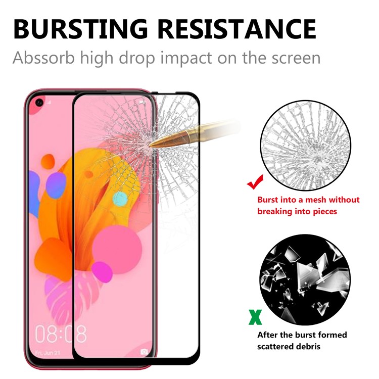 0.25mm Arc Edge Anti-explosion 9H Tempered Glass Shield for Huawei P20 lite (2019)-5