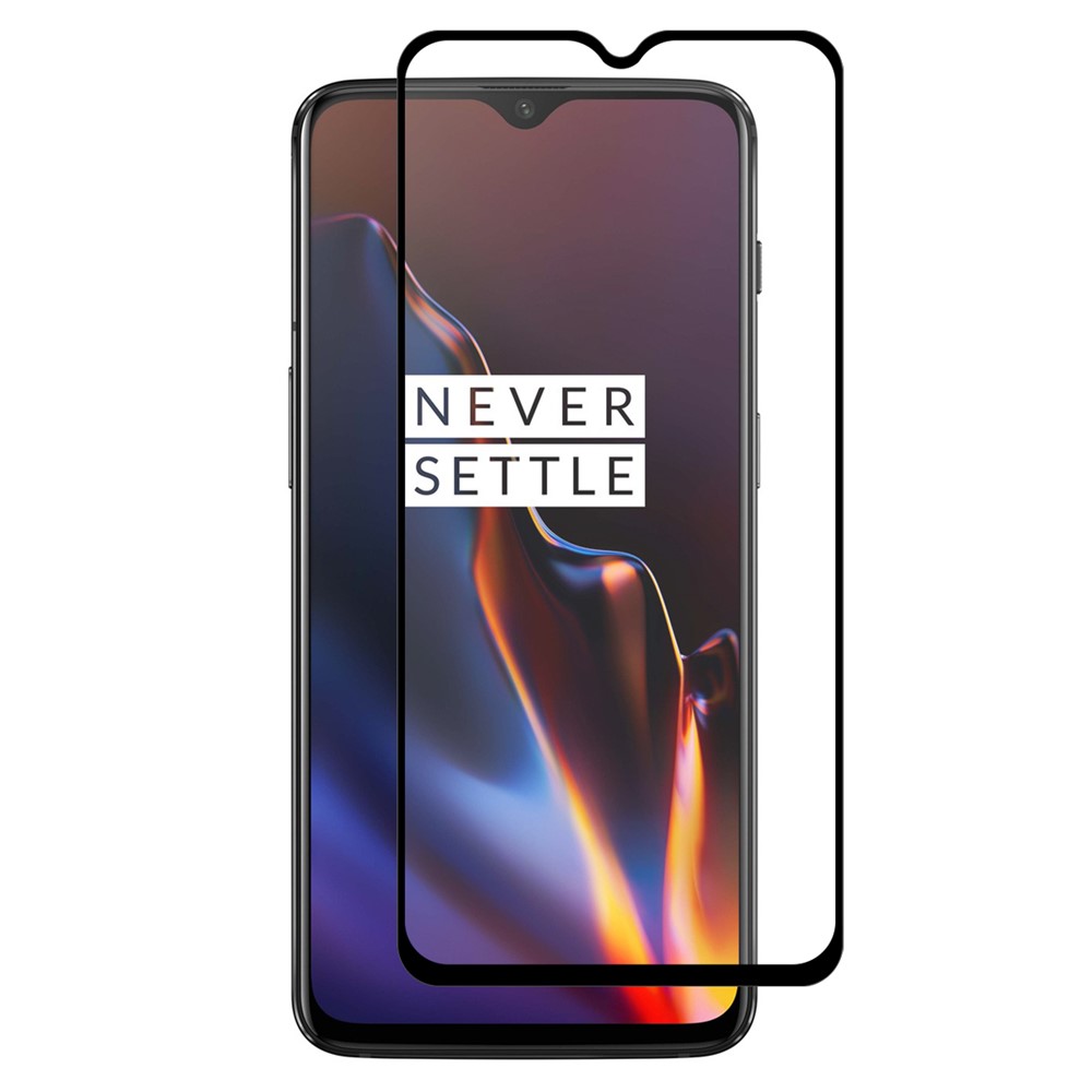 HAT PRINCE 0.26mm 9 H 2.5D Arco Borda À Prova De Explosão De Vidro Temperado Filmes De Proteção De Tela Para Oneplus 7 / 6T-1