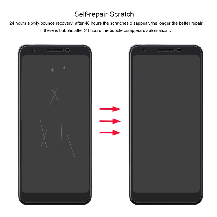 HAT PRINCE 0.1mm Anti-explosion Full Coverage Screen Protector for Google Pixel 3a XL-4