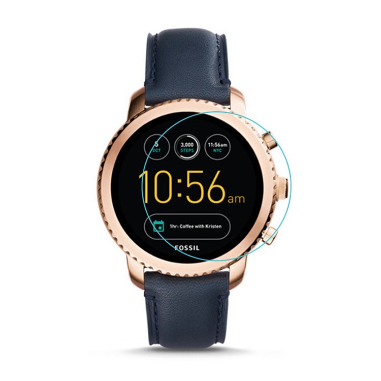 2.5D Arc Edges Tempered Glass Screen Protective Film for Fossil Q Explorist Gen 3 Smartwatch-2