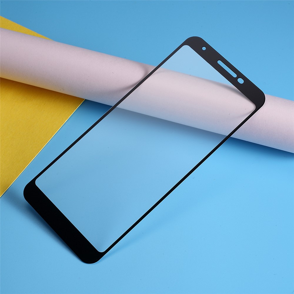 Silk Printing Full Size Tempered Glass Screen Protector (Full Glue) for Google Pixel 3a-4