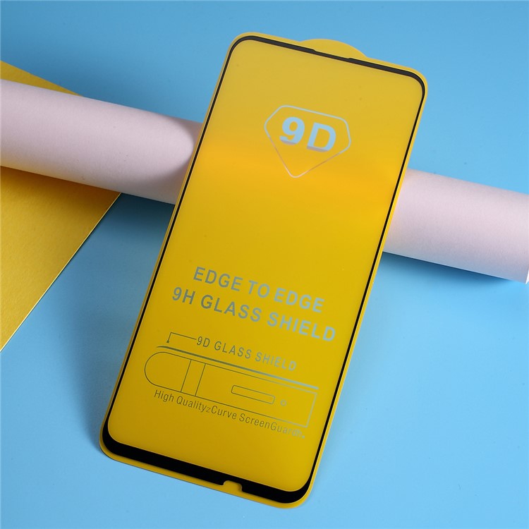 Silk Printing Tempered Glass Full Covering Screen Protector Film for Huawei P20 lite (2019) / Nova 5i-5