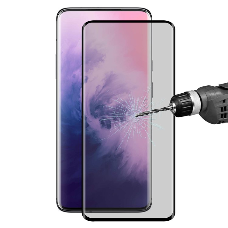 CAPPELLO PRINCE 3D 0.26mm 9H Pellicola Di Protezione A Prova Di Peep In Vetro Temperato A Copertura Totale Per Oneplus 7 Pro-1