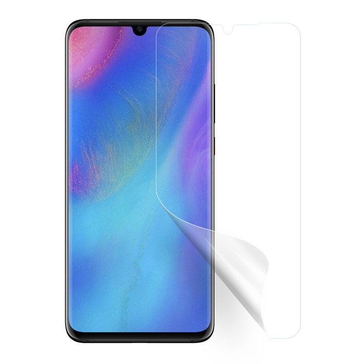 Ultra Clear TPU Full Size Anti-glare Soft Screen Protection Film for Huawei P30 - Transparent-1