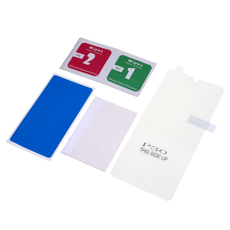 Ultra Clear TPU Full Size Anti-glare Soft Screen Protection Film for Huawei P30 - Transparent-6