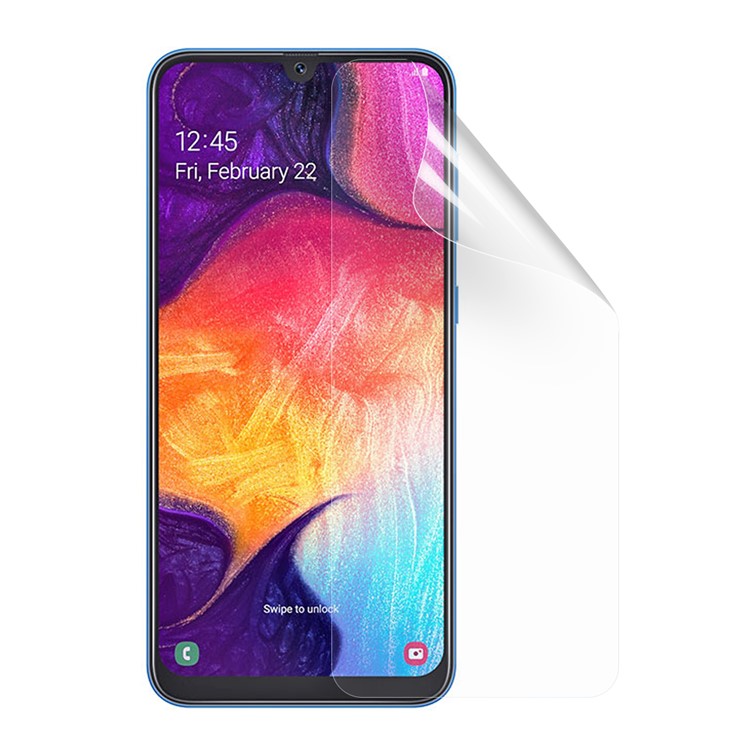 Ultraklare TPU-Displayschutzfolie Für Samsung Galaxy A50 / A30 - Transparent-1