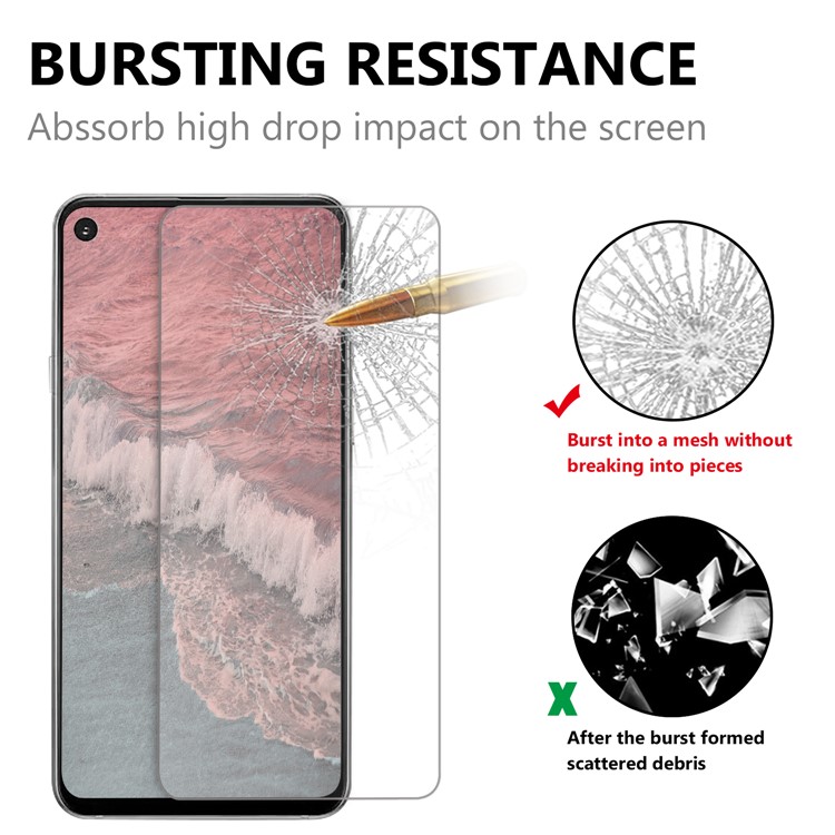 0.25mm Arc Edge 9H Anti-explosion Tempered Glass Screen Film for Samsung Galaxy M40-5