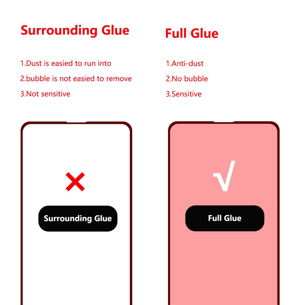 HAT PRINCE for Redmi K20 / Mi 9T / Redmi K20 Pro / Mi 9T Pro Full Glue Full Size 0.26mm 9H 2.5D Arc Edge Tempered Glass Screen Protector-3