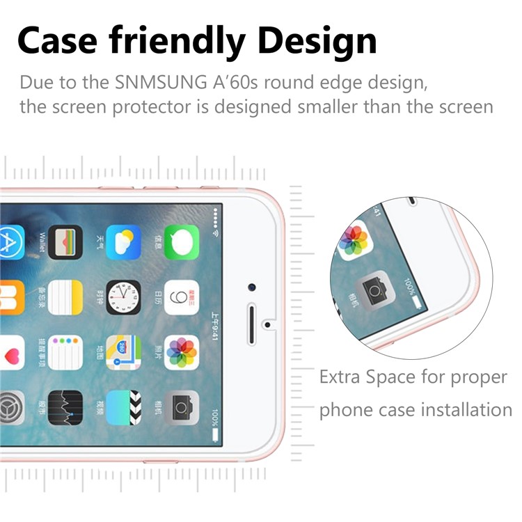 0.1mm Ultra-thin Anti-explosion 9H Arc Edge Tempered Glass Screen Protector for iPhone 6s / 6-3