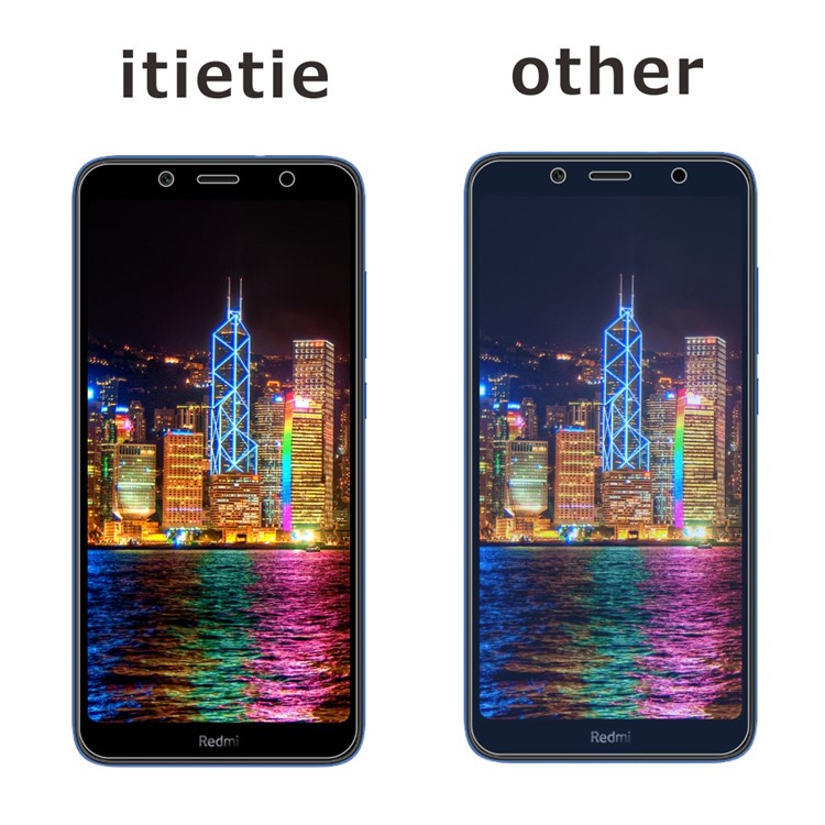 ITIETIE 2Pcs/Set 2.5D 9H Tempered Glass Phone Screen Protectors for Xiaomi Redmi 7A-8