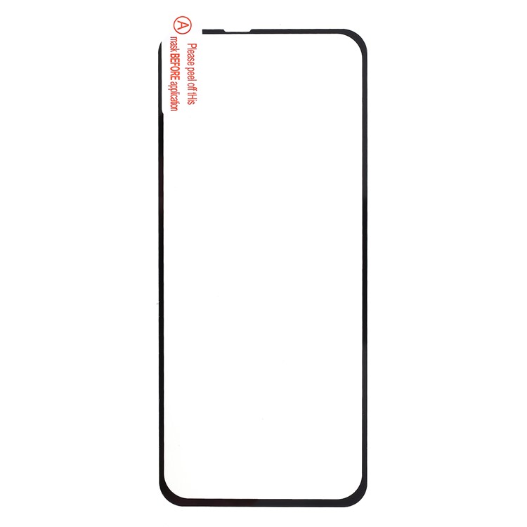 Silk Printing Tempered Glass Full Screen Protection Film (Full Glue) for Motorola One Vision / P50-4