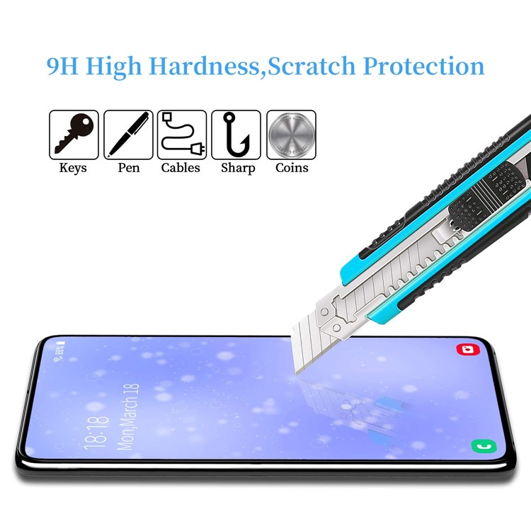 2Pcs/Set 3D 9H Tempered Glass Anti-explosion Screen Protective Film for Samsung Galaxy A80 / A90-2