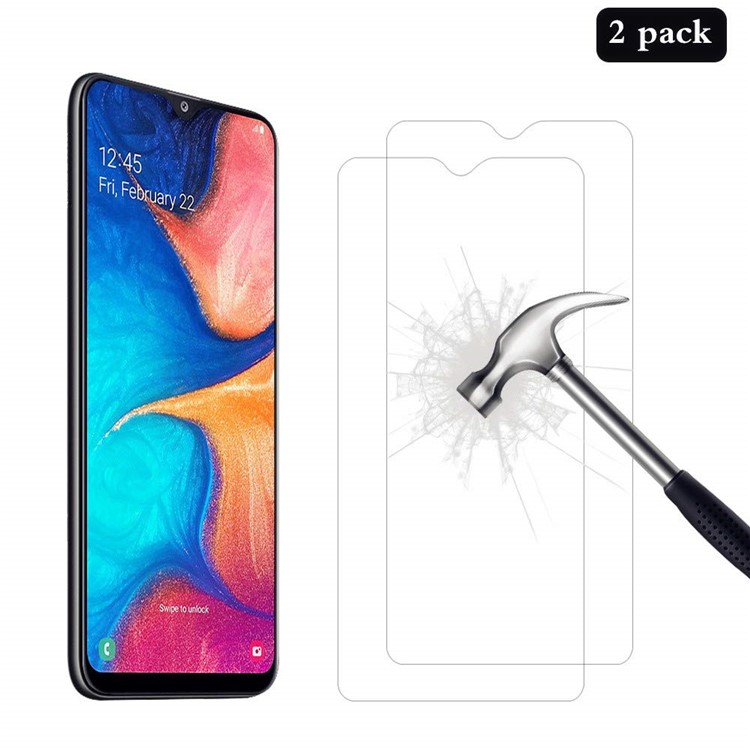 2PCS/Set 2.5D 9H Arc Tempered Glass Screen Protector for Samsung Galaxy A30/A50-1