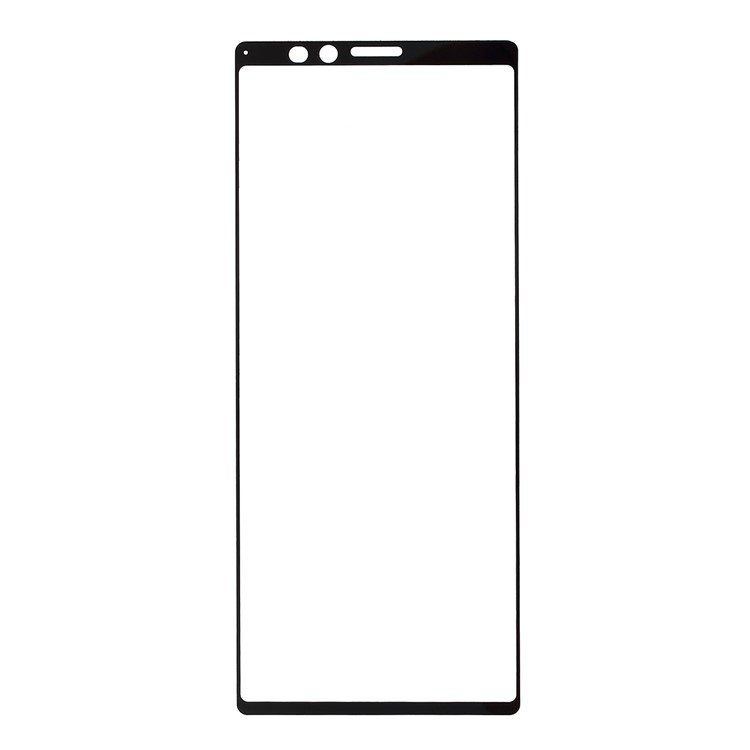 RURIHAI 0.26mm 2.5D Silk Printing Tempered Glass Full Size Screen Film for Sony Xperia 1-1