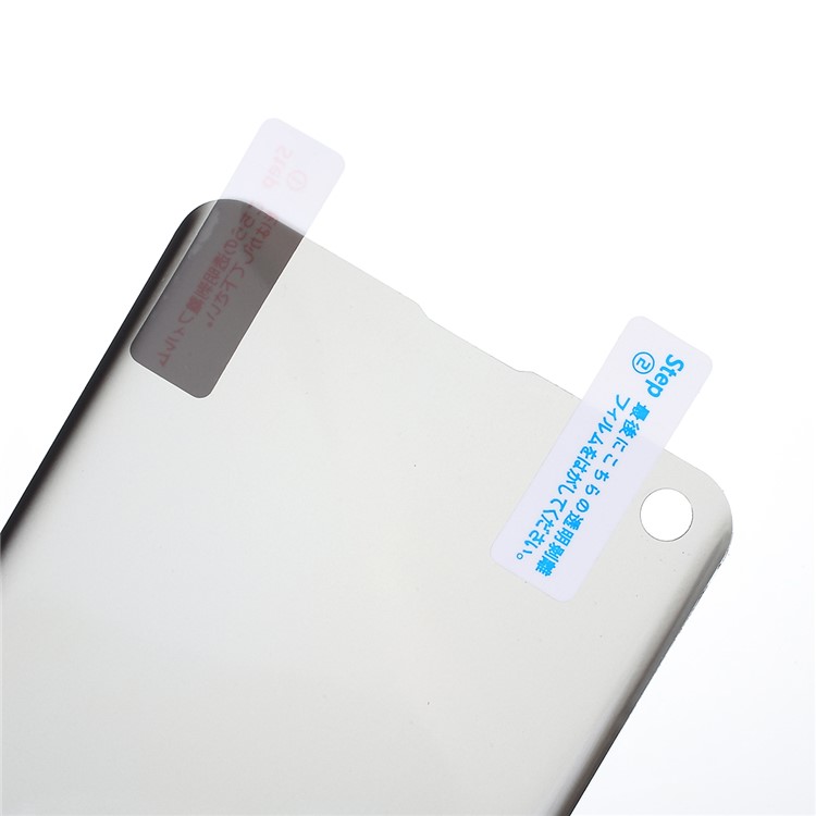 Rurihai ag Matte 3D Couverture Complète Couverture Privacte Film de Protection de L'écran Anti-pylose + Protecteur D'écran Plaque de Poussée Pour Samsung Galaxy S10