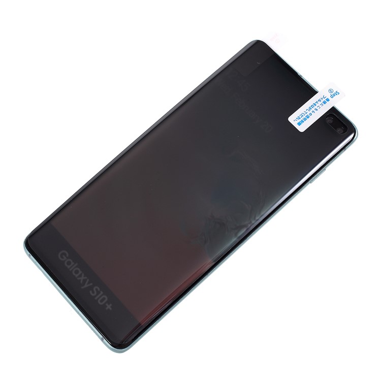 RURIHAI AG Matte 3D Curvo Cobertura Completa Privacidade Anti-spy Protetora + Protetor De Tela Empurrando Placa Para Samsung Galaxy S10 Plus-4
