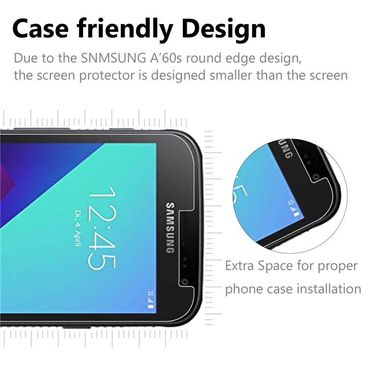 0.25mm Arc Edge Anti-explosion 9H Tempered Glass Shield for Samsung Galaxy Xcover 4s-3