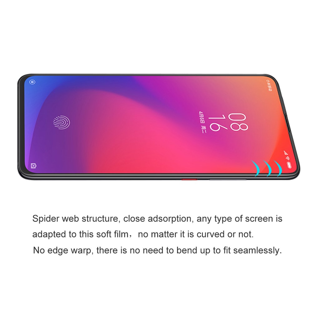 HAT PRINCE 3D Полное Покрытие Экрана Телефона Защитная Пленка Для Xiaomi Redmi K20 / Ми 9Т / Redmi K20 Pro / Mi 9T Pro-2