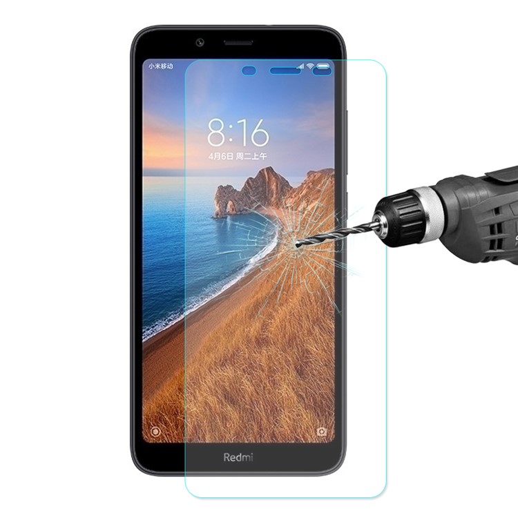 ENKAY 0.26mm 9H 2.5D Arc Edge Tempered Glass Screen Film for Xiaomi Redmi 7A-1