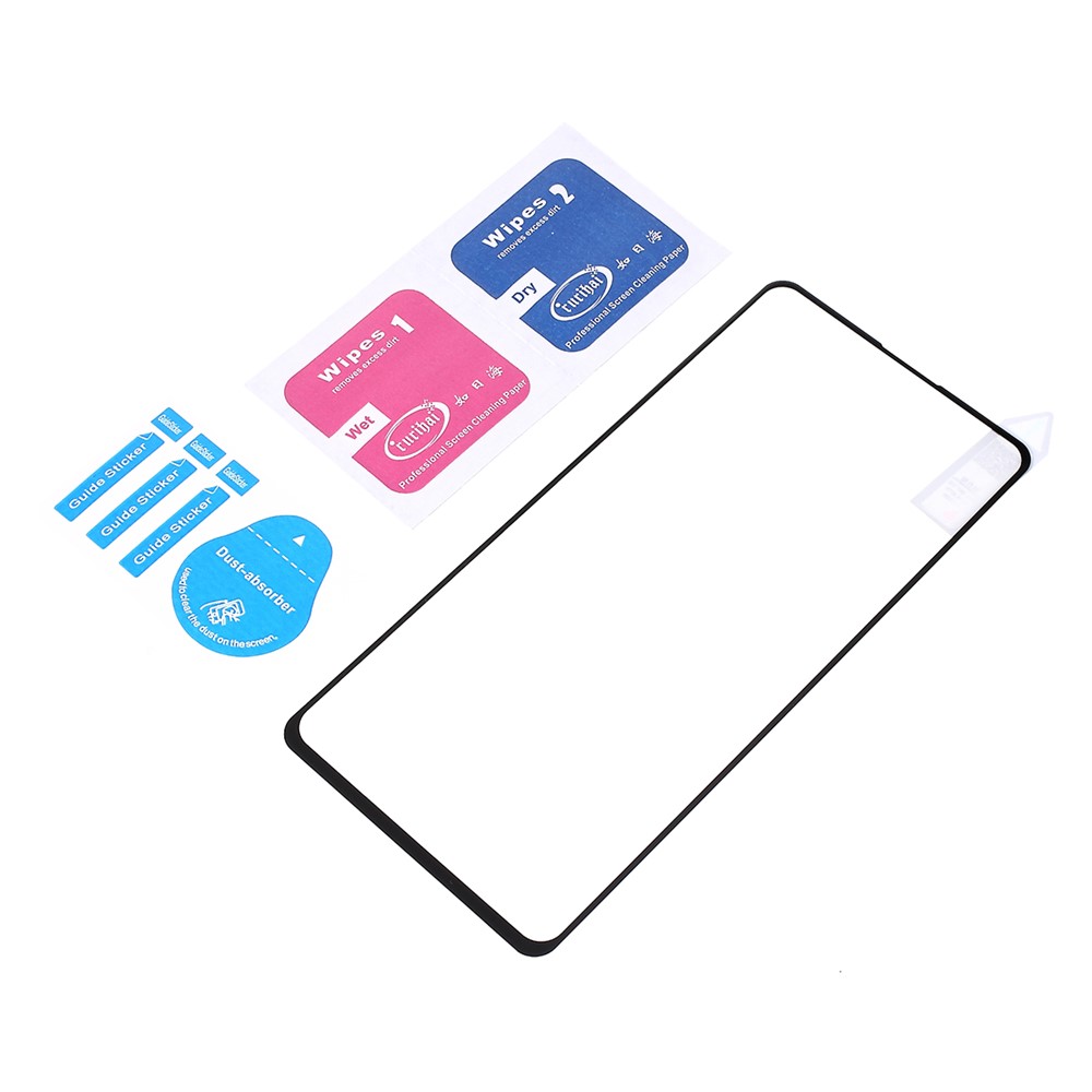 RURIHAI Solid Defense 0.26mm 2.5D Tempered Glass Screen Protective Film for Xiaomi Redmi K20/Mi 9T - Transparent-5