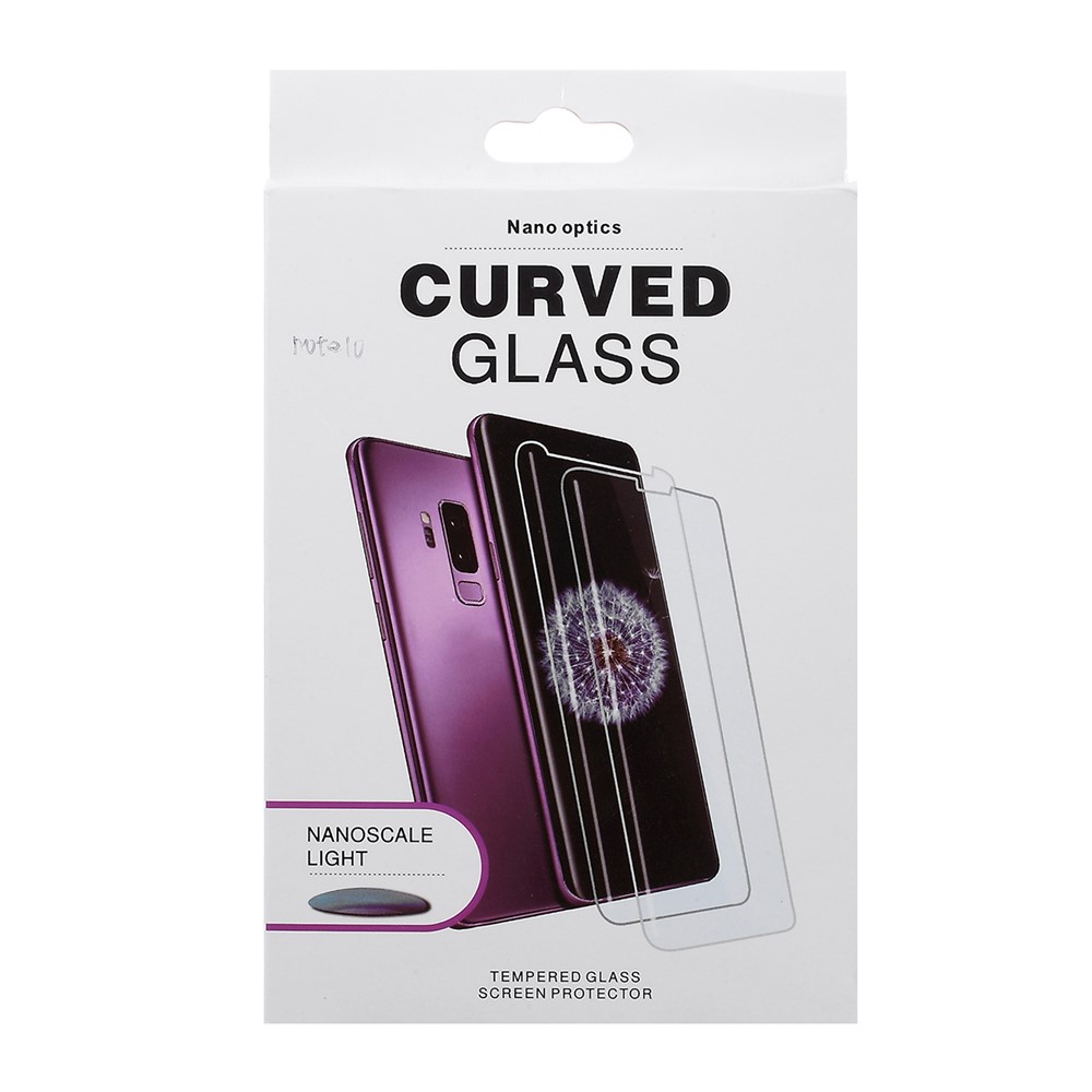 3D Full Glue UV Liquid Tempered Glass Screen Protector Film + UV Lamp for Galaxy Note 10-6