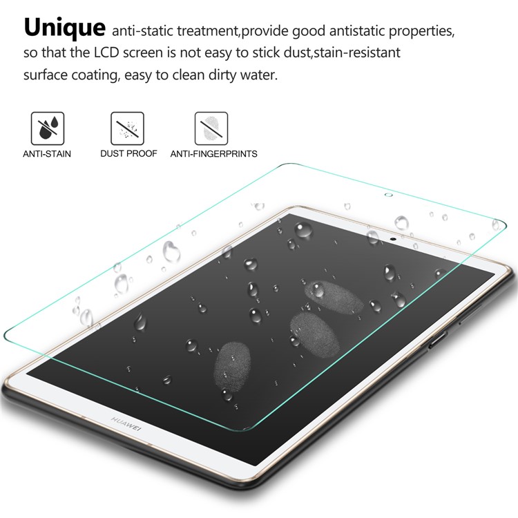 IVSO Tempered Glass Screen Protector Guard Film for Huawei MediaPad M6 8.4-inch - Transparent-4