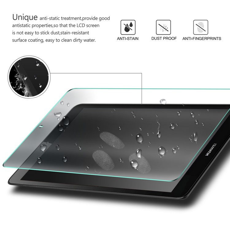 IVSO Tempered Glass Screen Protector for Huawei MediaPad M6 10.8-inch - Transparent-5