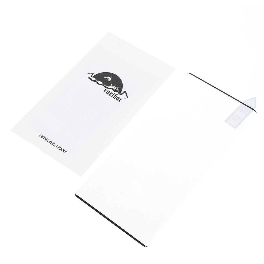 RURIHAI 0.26mm Pellicola Di Protezione Dello Schermo In Vetro Temperato Anti-impronta 3D Curvo Per Samsung Galaxy Note 10 Pro-4