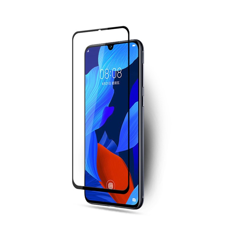 AMORUS Ultra Clear Silk Print 9H Tempered Glass Full Screen Protector for Huawei nova 5/nova 5 Pro-5