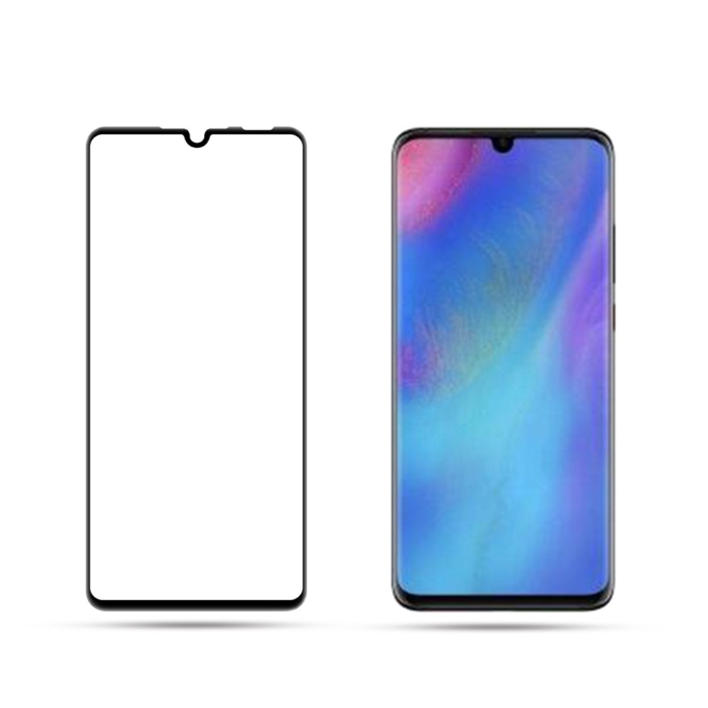 Amorus-Seide-Druck-Vollkleber-gehärteter Glas-Displayschutzfolie Für Huawei P30 Lite / Nova 4e