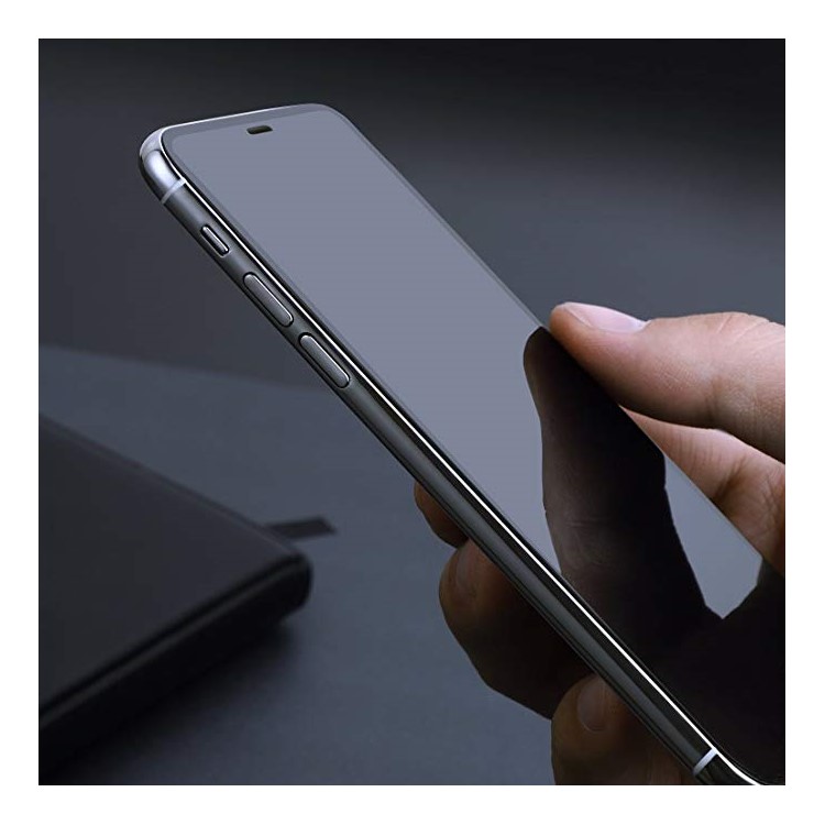 AMORUS Para Iphone XS Max 6,5 Polegadas HD Tela De Vidro Temperado Filme Tela Cheia 0.3mm Arco Borda-9
