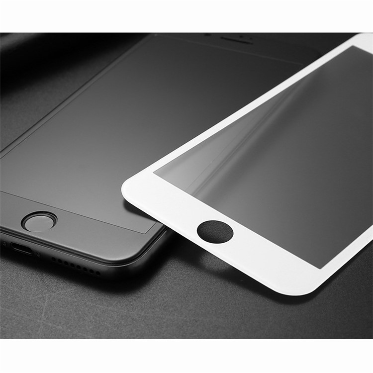 AMORUS 0.3mm 3D Curved Frosted Full Tempered Glass Phone Screen Protector Film for iPhone 8 / 7 - White-2