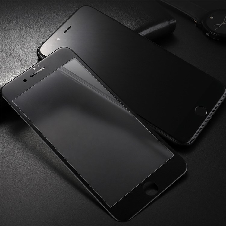 AMORUS 0.3mm Thickness 3D Curved Frosted Full Tempered Glass Phone Screen Protector Film for iPhone 7 Plus/8 Plus - Black-6