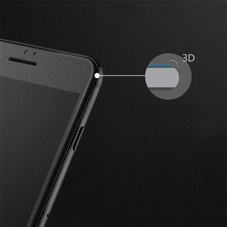 AMORUS 0.3mm Thickness 3D Curved Frosted Full Tempered Glass Phone Screen Protector Film for iPhone 7 Plus/8 Plus - Black-7