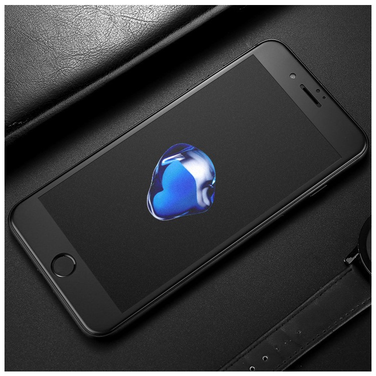 AMORUS 0.3mm Thickness 3D Curved Frosted Full Tempered Glass Phone Screen Protector Film for iPhone 7 Plus/8 Plus - Black-8