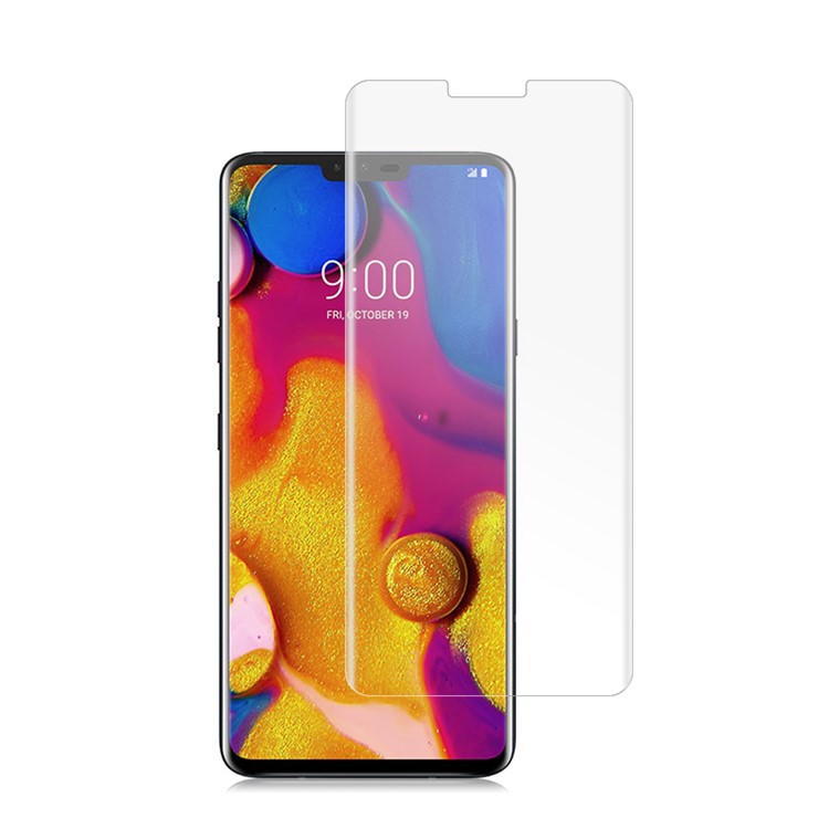 

MOCOLO Для LG V40 Thinq 3D Изогнутая Полная Крышка [ультрафиолетовое Излучение] Закаленное Стекло Протектор Экрана УФ-пленка, LG V40 ThinQ