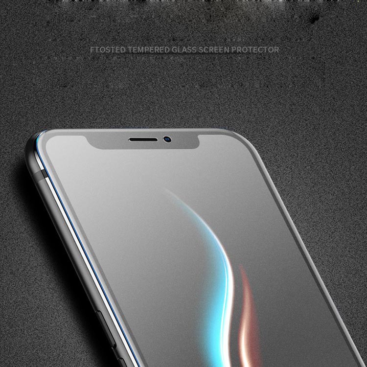 AMORUS 0.3mm 3D Curved Frosted Full Tempered Glass Screen Protector for Apple iPhone XR 6.1 inch-5