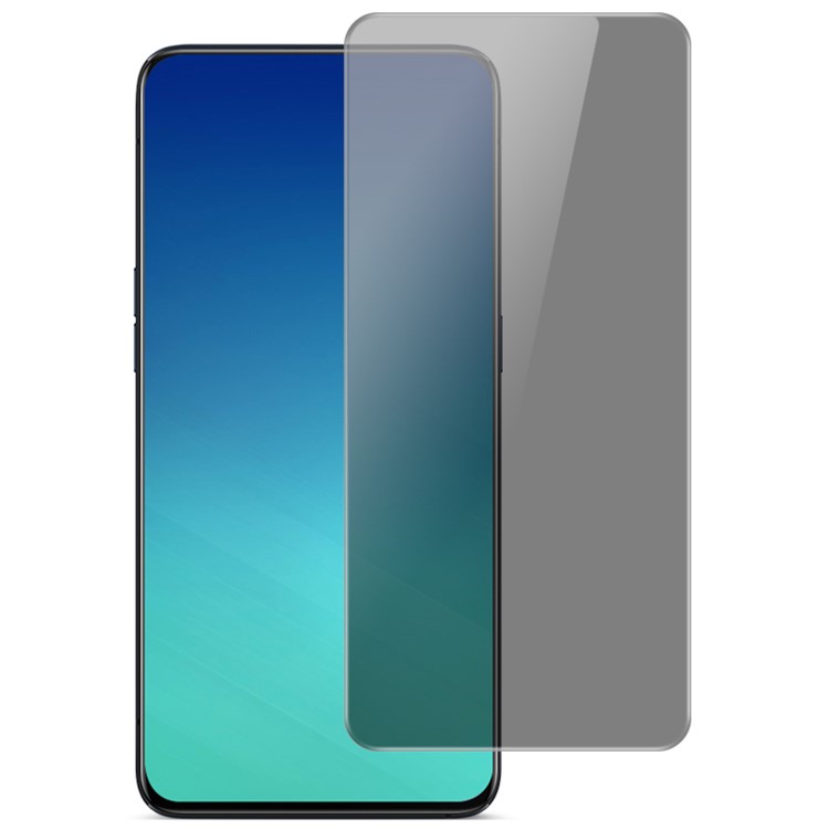 IMAK Anti-peep 9H Tempered Glass Screen Guard Film for Oppo Reno-1