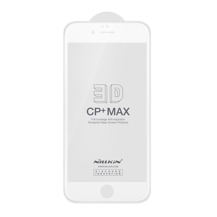 NILLKIN 3D CP+ MAX para iPhone 6s 6 Cobertura completa Curved Anti-filme de explosão Tempered Glass - branco-5