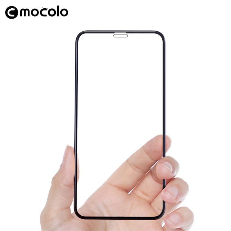 MOCOLO Silk Print HD Tempered Glass Full Glue Full Coverage Screen Protector for iPhone XR 6.1 inch-2