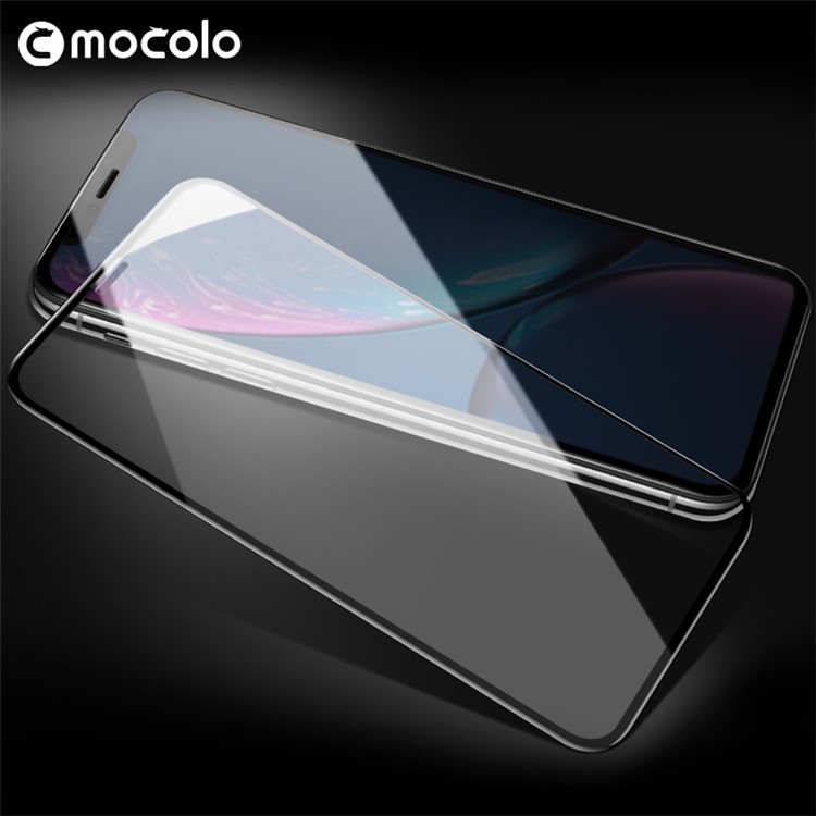 MOCOLO Silk Print HD Tempered Glass Full Glue Full Coverage Screen Protector for iPhone XR 6.1 inch-3