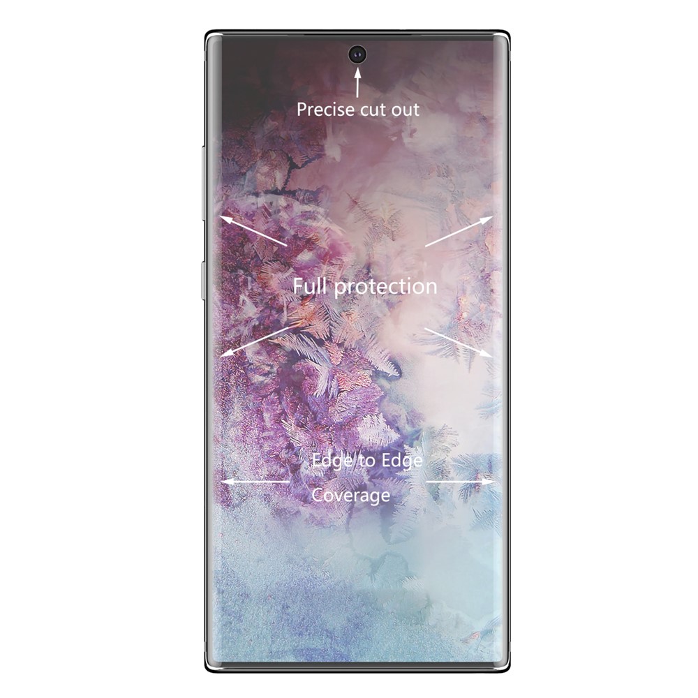 CHAPÉU PRINCIPE Ultra Claro 3D PET Curvo Cobertura Completa Protetor De Tela Guarda Para Samsung Galaxy Note 10 Pro-2