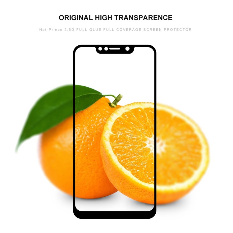 HAT PRINCE 0.26mm 9H 2.5D Arc Edge Tempered Glass Screen Guard Protector for LG W10-2