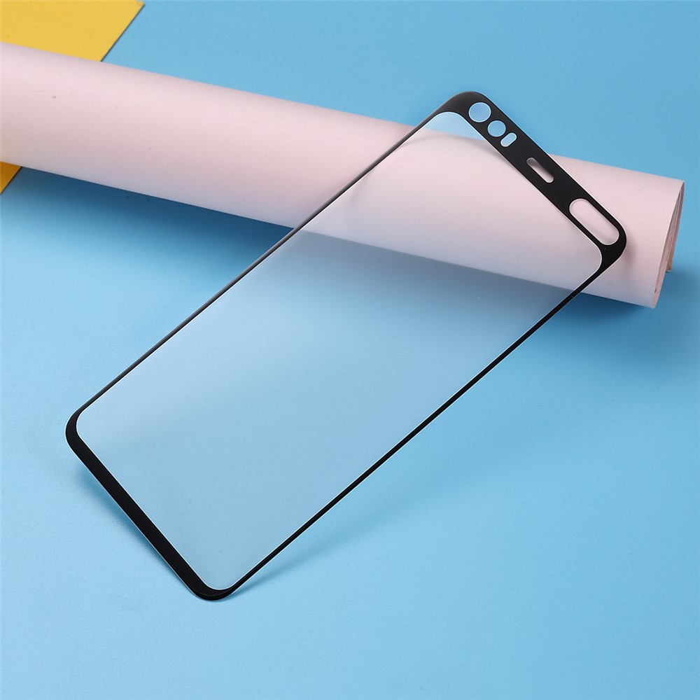 Ultra Clear Curved Full Cover Tempered Glass Protective Screen Film for Google Pixel 4 - Black-4